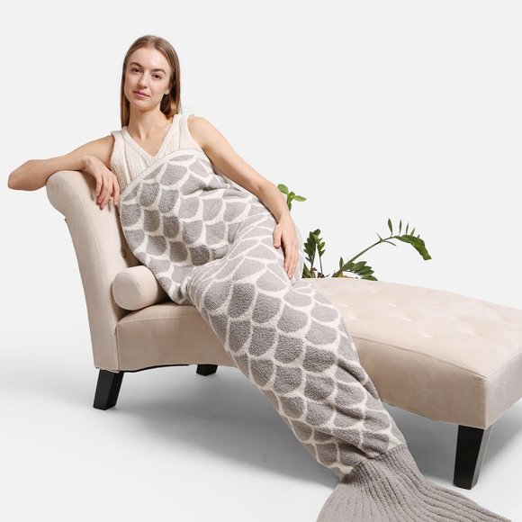 P/S Mermaid Tale Luxury Soft Throw Blanket·32x71·Super Soft Throw·ComfyLuxe - Picture 2 of 10